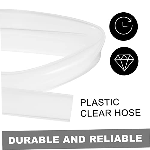 TEHAUX Silicone Tube Set Flexible PVC Hose for Home Brewing Water Oil and Air Transfer 5m Length with Clamps