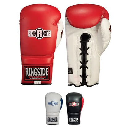 Ringside Lace IMF Tech Boxing Training Sparring Gloves - color: Red, size: 16 OZ