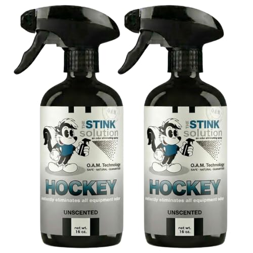 The Stink Solution Hockey Odor Eliminator Spray, Unscented, 2 Pack, 16 oz - size: 16 Fl Oz (Pack of 2)