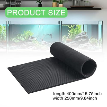 Aquarium Leveling Mat Aquarium Bottom Pad Shockproof with Sticky Backing Tank Mat Cushion for Desktop Home, M