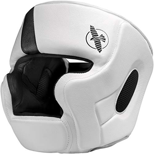 Hayabusa T3 Adjustable MMA Headgear - color: White/Black, size: Large