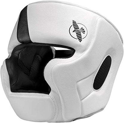 Hayabusa T3 Adjustable MMA Headgear - color: White/Black, size: Large