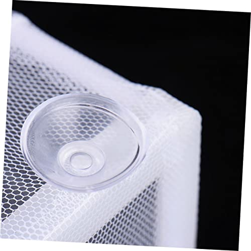 LIOOBO Incubation Net Net Water Aquarium Suction Fish Isolation Breed Tank Separator Fish Tanks Breeding Hatchery Small Incubator Cup White