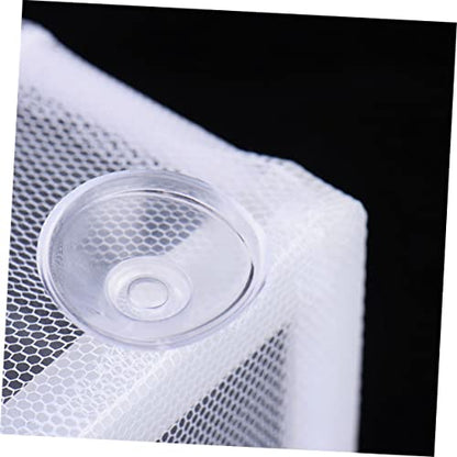 LIOOBO Incubation Net Net Water Aquarium Suction Fish Isolation Breed Tank Separator Fish Tanks Breeding Hatchery Small Incubator Cup White