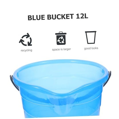 ORFOFE Food Grade Plastic Water Storage Bucket Multi-Purpose for Camping Beach Home Wash Fish
