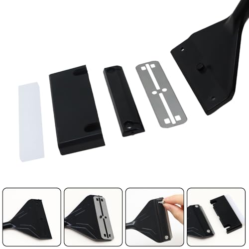 Algae Scraper for Glass Aquariums 24.4" Fish Tank Scraper with 10 Replaceable Blades Aquarium Glass Scraper Adjustable Length Aquarium Cleaning Tools Kit for Glass Aquarium Fish Tank