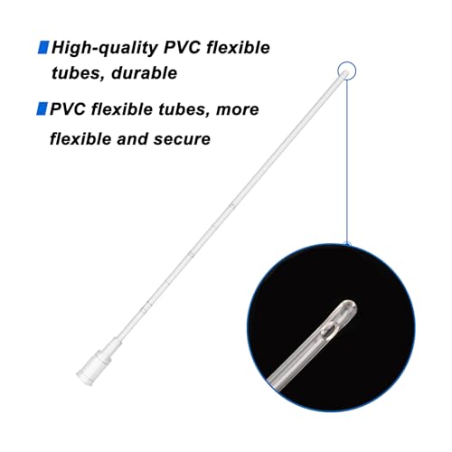 5 Pack-20ml Ink Syringe with 16Ga Metal Distribution Tubes and Soft Plastic Tube Suitable for Glue Application,Liquid Dispensing and Measuring, Pet Food Feeding,Refilling Ink Cartridges or CISS - size: 20ML/5 PACKS