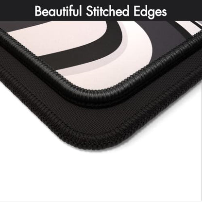 Gamer Boss - Gaming Mouse Pad - 48 x 24 Inches - 4mm Thick with Stitched Edges, Non-Slip Rubber Base, Premium Cloth Mousepad, Desk Mat for Laptop, Keyboard, Computer & PC (Mega, Swirl) - color: Swirl, size: 48" x 24"
