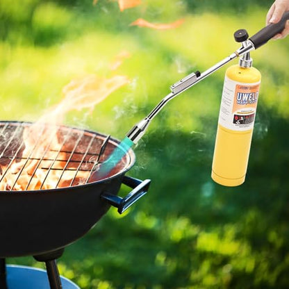 CAMPFIRE Grill Torch Charcoal Starter - Propane Torch, 50,000btu Flame Control Blow Torch With Ergonomic Handle For Charcoal Fire Starter,Weed Burner,Snowmelt(Fuel Not Included)