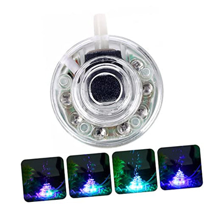 Colorful Led Aquarium Air Bubbler USB Connection Oxygen Diffuser for Fish Tanks and Aquariums Creates Tiny Air Bubbles to Oxygen Levels for Home Office and Pools