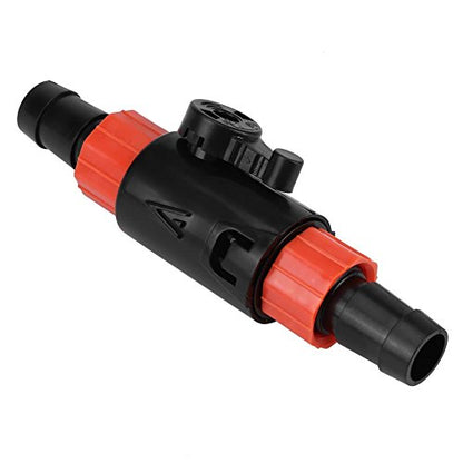 Hose Valve Hose Pipe Valve Fish Tank Aquarium Water Flow Control Valve with Quick Release Handle Hose Pipe Connector(12/16mm(S))