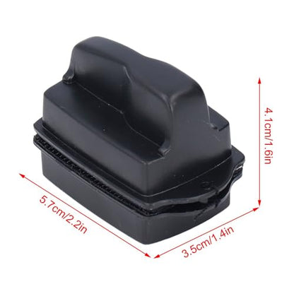 Black Plastic Aquarium Magnetic Cleaning Tool Floating Design Moss Remover Fish Tank Cleaner