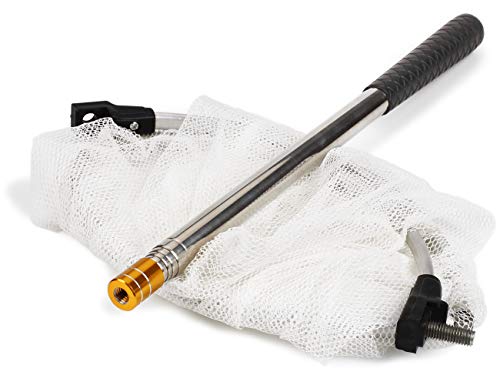 RESTCLOUD Insect and Butterfly Net with 12" Ring, 24" Net Depth, Handle Extends to 59 Inches