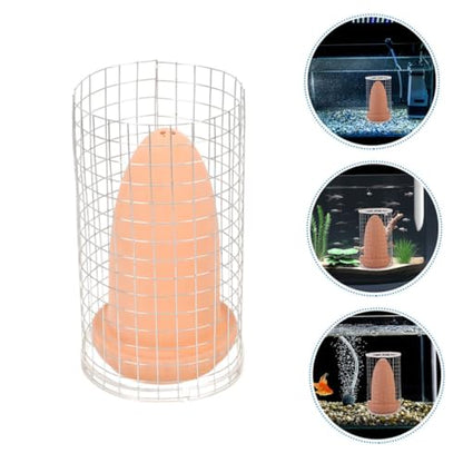 BESPORTBLE Shrimp Hatchery Breeding Box Fish Tank Spawning Cones Ceramic Angelfish Discus Grid Divider Net