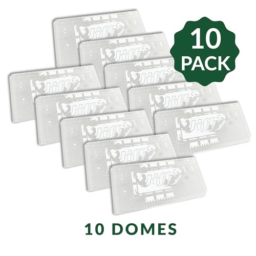 Jiffy Plant Germination Dome - Clear Humidity Cover, Lightweight - 21 x 11 in - 2 in Tall - Plastic