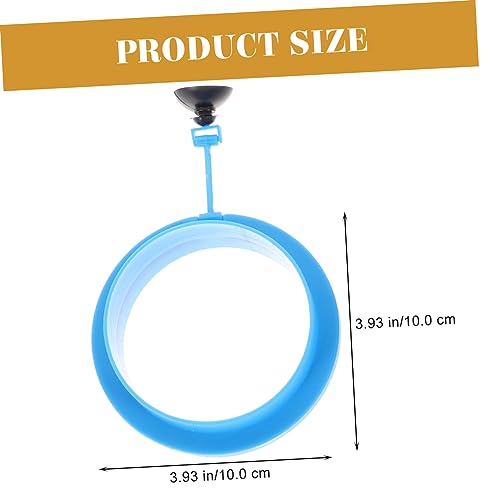 BESPORTBLE 2Pcs Wear Resistant Aquarium Feeding Circles Fish Feeder Rings with Suction Cup for Aquariums Prevent Food Waste and Maintain Water