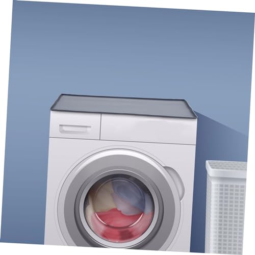 STOBOK Silicone Washer Dryer Top Protector Mat Non-slip Cushion for Washing Machine Dryer Pad for Stability Cleanliness Laundry Rooms