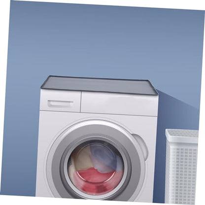 STOBOK Silicone Washer Dryer Top Protector Mat Non-slip Cushion for Washing Machine Dryer Pad for Stability Cleanliness Laundry Rooms
