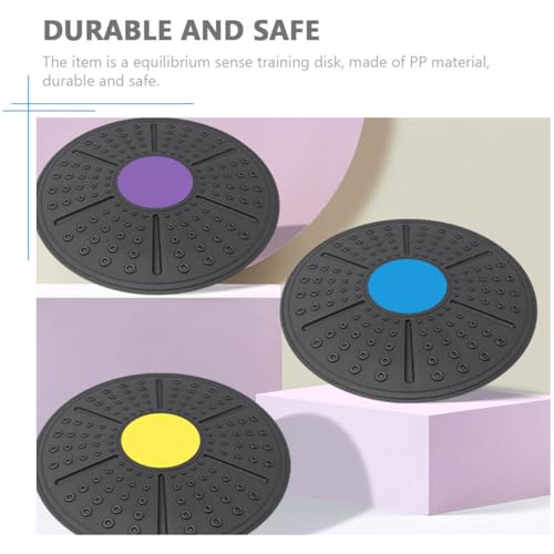 SUPVOX Yoga Balance Board Balance Disk for Sensory Rehabilitation Training Blue for Fitness and Physical Therapy Core Stability Exercise Equipment for Home Use