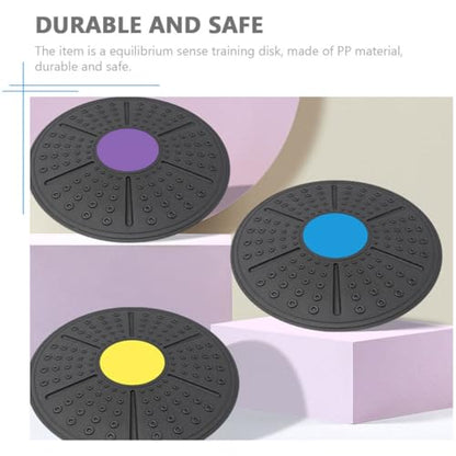 SUPVOX Yoga Balance Board Balance Disk for Sensory Rehabilitation Training Blue for Fitness and Physical Therapy Core Stability Exercise Equipment for Home Use