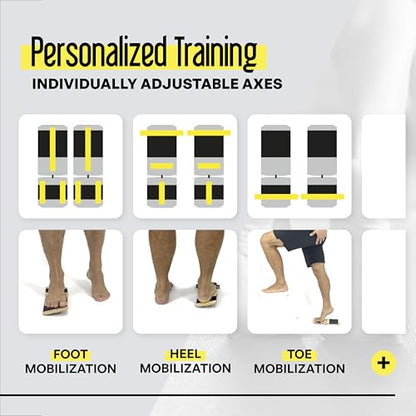 BlackBoard® Foot Trainer incl. Workshop & Training Center | Effective foot strengthening and stabilization | Leg axis training for joint pain prevention | Balance- and Stabilization trainer