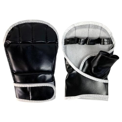 Half Finger Sparring Gloves Half Finger Adjustable Open Palm Men Women