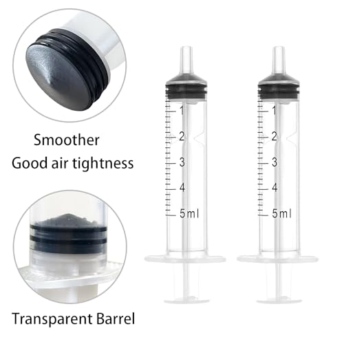 5 Cc Syringe Without Needle, 5ml Oral Syringe, 5 Ml Syringes Without Needle, （30Pack ） Lab Syringe, Individually Wrapp - size: 5ml, style: 30