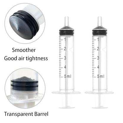5 Cc Syringe Without Needle, 5ml Oral Syringe, 5 Ml Syringes Without Needle, （30Pack ） Lab Syringe, Individually Wrapp - size: 5ml, style: 30