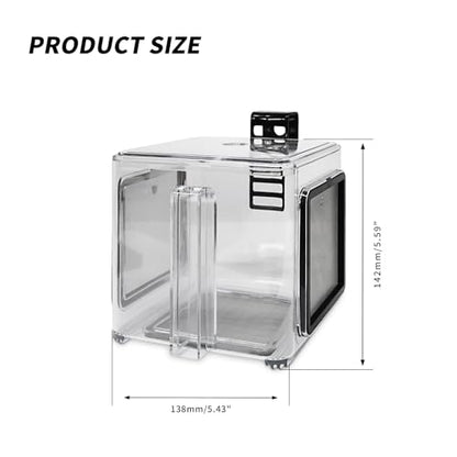 Saim Fish Breeding Box, Acrylic Aquarium Breeding Boxes, Acrylic Fish Isolation Box Hanging Aquarium Hatchery Tank for Small Baby Fishes Shrimp Clownfish Guppy Hatchery, Transparent