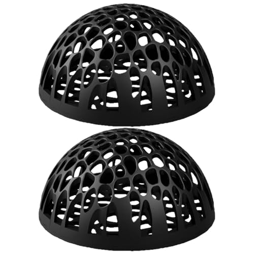 Genérico Aquarium Shrimp Hideouts - Decorative House for Betta, 2 Pieces Hideaway for Aquarium Life Enthusiasts - color: Black