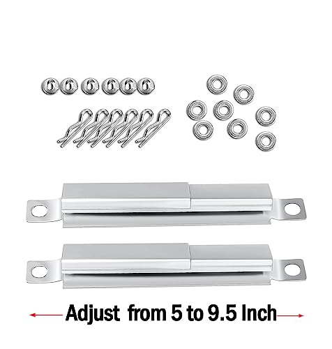4 Pack 304 Stainless Steel Carryover Tubes - Universal Gas Grill Crossover Tube Replacement for Charbroil, Nexgrill 5-Burner & Most 4-5 Burner Grills