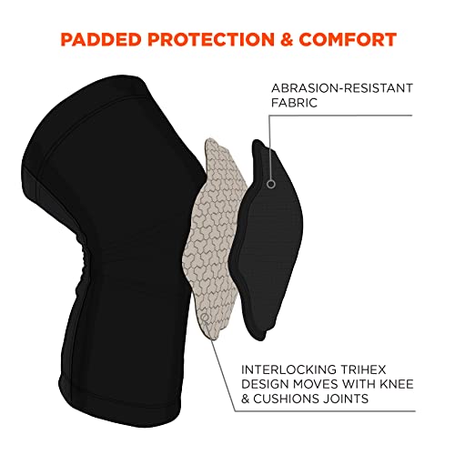 Ergodyne ProFlex 525 Lightweight Padded Knee Sleeves XL+ - size: XL+