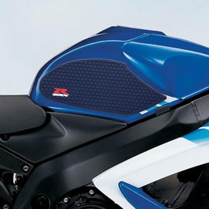 Motorcycle Accessories Side Fuel Tank Pad Protector Stickers Decal Gas Knee Grip Traction Pad for GSXR600 GSXR750 GSX-R 600 750 2006 2007, PVC Rubber Material, Black
