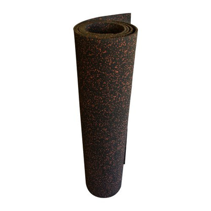 Rubber-Cal Elephant Bark Flooring 3/8-inch T x 4-feet - color: Red Dot, size: 60"L x 48"W x 0.4"Th