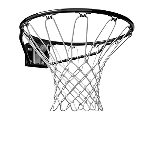 Spalding Regulation Size 18" Steel Basketball Rim with Net Included | Choose from Fixed or Breakaway | Replacement Rim for Indoor or Outdoor Hoop - color: Breakaway - Slam Jam - Black