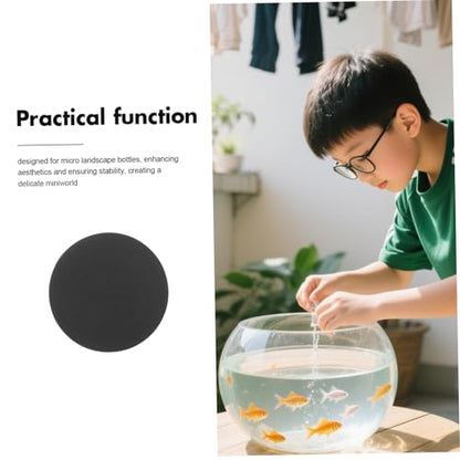 Abaodam Under Tank Cushion Pad for Micro Landscape Bottles Shockproof Support Enhanced Grip for Aquarium Stability and Easy Maintenance - size: 15.00X15.00X1.00CM