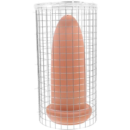 ULTECHNOVO Ceramic Angelfish Breeding Cone 9.05" x 3.93" – Isolation Net Egg Catcher for Aquarium, Easy-Clean Spawning Barrel for Angelfish & Discus
