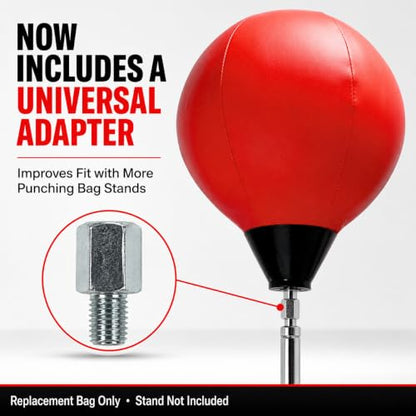 Replacement Punching Bag with Universal Adapter for Most Stands, 2 Sizes