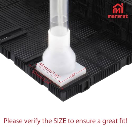 5pcs Under Gravel Filter Aquarium Uplift Tube, Undergravel Bottom Filters for Fish Tanks Water Cleaner Small Board Air Clean System Freshwater Saltwater, Clear Tubing Accessory Kit