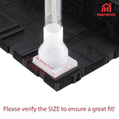 5pcs Under Gravel Filter Aquarium Uplift Tube, Undergravel Bottom Filters for Fish Tanks Water Cleaner Small Board Air Clean System Freshwater Saltwater, Clear Tubing Accessory Kit
