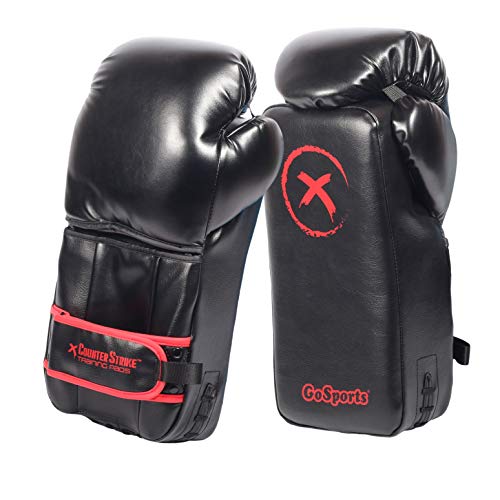 GoSports Padded Blocking Guards - 2 Pack, Great Defender Simulation for Martial Arts & Sports Training - style: Counterstrike Gloves