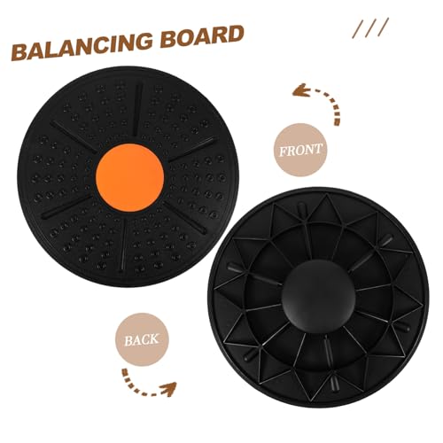 BESPORTBLE Balancing Board Wobble Board for Lightweight Portable Exercise Equipment Non- for and Stability Training Material and Design