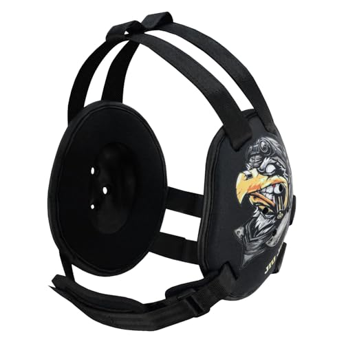 ROAR-INT BJJ Ear Guard New Easy to Adjust Design Wrestling Protective Headgear Wrestling Ear Guard MMA Jiu Jitsu - color: Tiger-Eagle