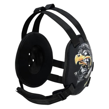 ROAR-INT BJJ Ear Guard New Easy to Adjust Design Wrestling Protective Headgear Wrestling Ear Guard MMA Jiu Jitsu - color: Tiger-Eagle