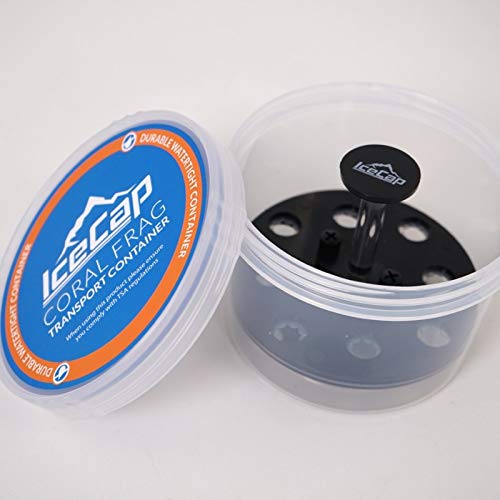 IceCap Coral Frag Transport Container - Holds up to 8 Frag Plugs