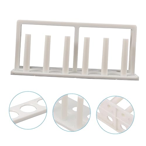 Zerodeko 2pcs Portable Test Tube Holder for Water Quality Testing Organizer Rack for Laboratory Use Anti-slip Design for School Science Projects and Experimentation