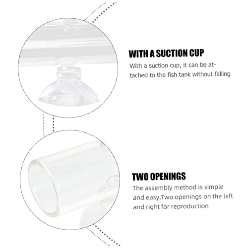 ibasenice 1set Fish Breeding Tool Multi-use Incubator Cup for Fish Tanks Safe Isolation Box Easy Installation and Cleaning for Betta