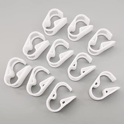 10PCS 10-16mm/2/5''-2/3'' Plastic Clamps for Tubing 8 Grades Adjustable Flow Control Plastic Clips Shut off Laboratory Industry Hose Pinch Valve - size: for tube OD 2/5''-2/3'' (10-16mm)