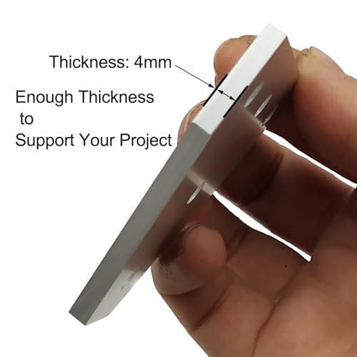 8 Sets 1010 Aluminum Extrusion T Slot Corner Bracket 10 25 Series Extruded Hardware T Shape Joint Plate with Nut Bolt for 10/10 1 Inch Black Aluminum Profile Connector Accessories - style: 8 sets T shape bracket with m5