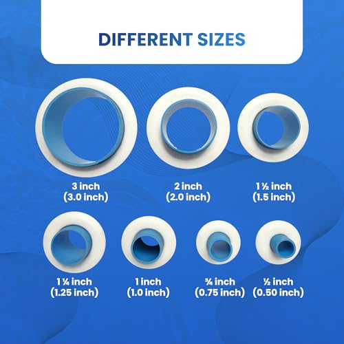1/2 inch Hydroseal flexible tank adapter TPV Bulkhead Fitting bulkhead connector TPV grommet for PVC Pipe Tank-to-Pipe Seal, Leak-Proof No Glue, Hydroponics Aquaponics Aquarium Water Filtration - size: 1/2 inches-6Pcs